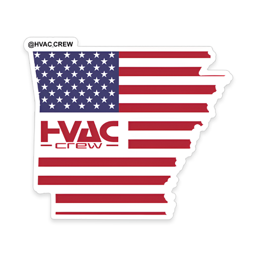 Arkansas Hvac Crew Sticker