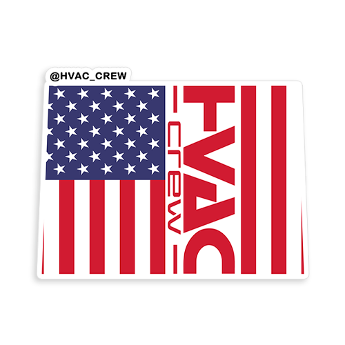 Colorado State Hvac Crew Sticker