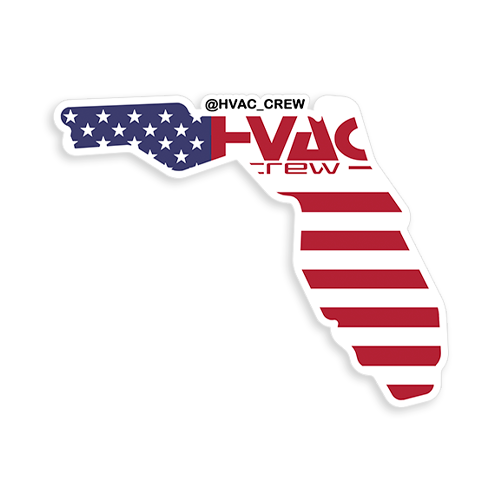 Florida State Hvac Crew Sticker