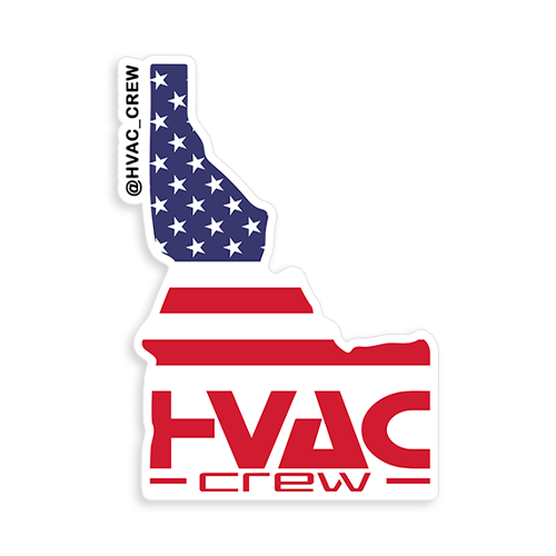 Idaho State Hvac Crew Sticker