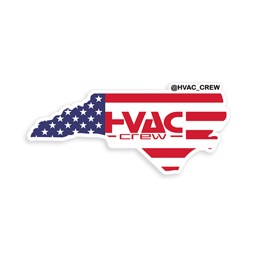 North Carolina Hvac Crew Sticker