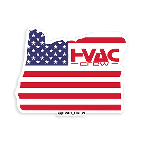 Oregon State Hvac Crew Sticker