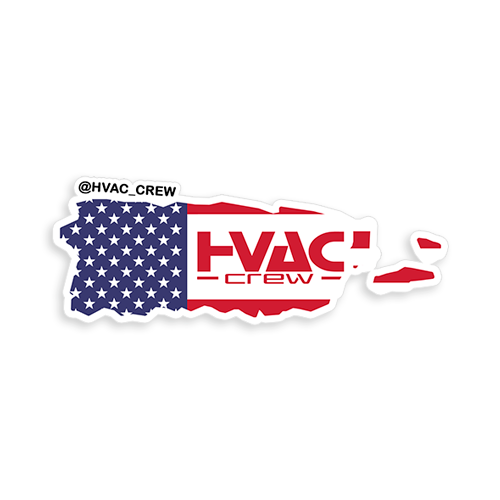 Puerto Rico Hvac Crew Sticker