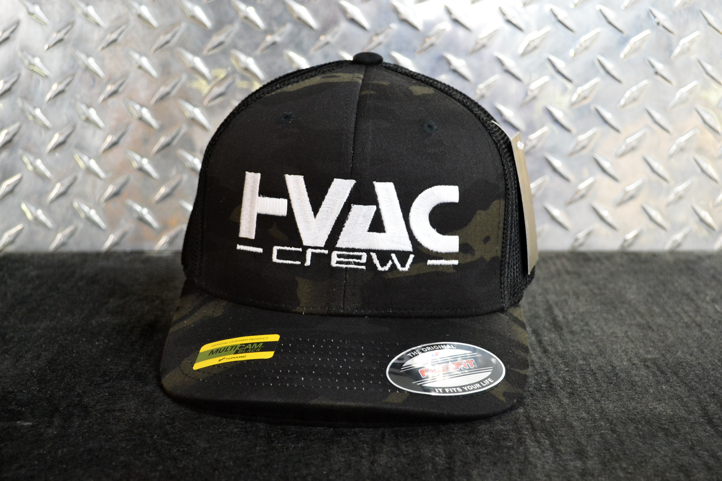 Hvac Crew Dark Camo Flexfit