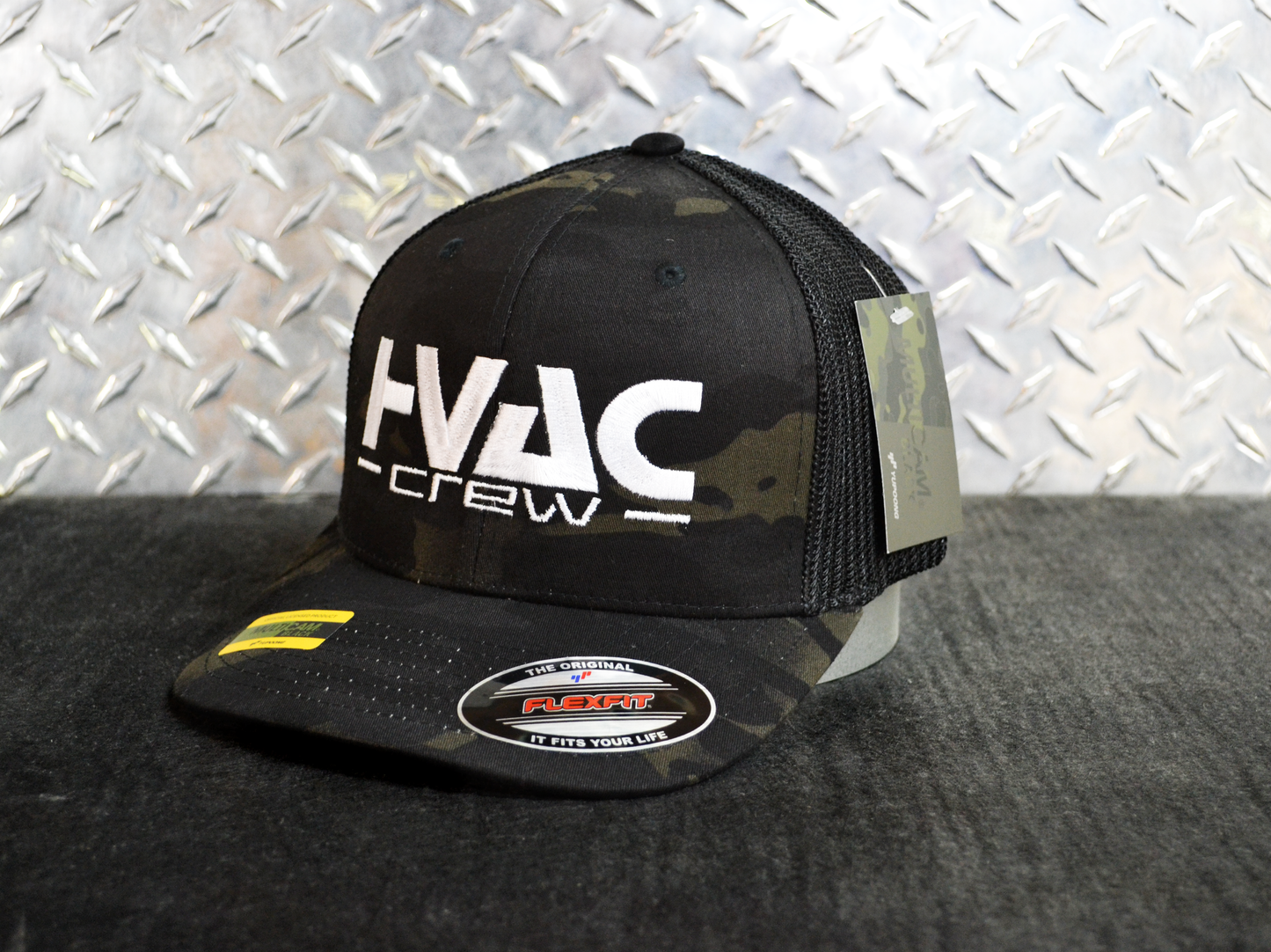 Hvac Crew Dark Camo Flexfit