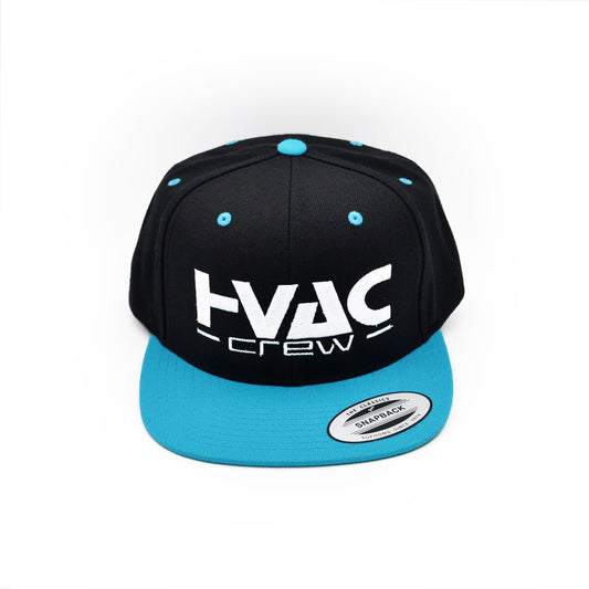 HVAC CREW Teal Snapback