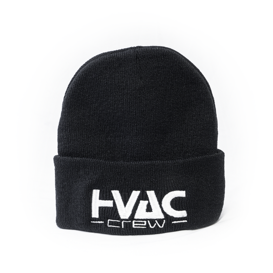 HVAC CREW Black Beanie