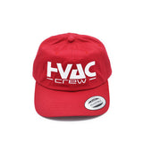 Hvac Crew Red Dad Cap