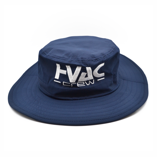 HVAC Crew Navy Boonie Hat with Cape