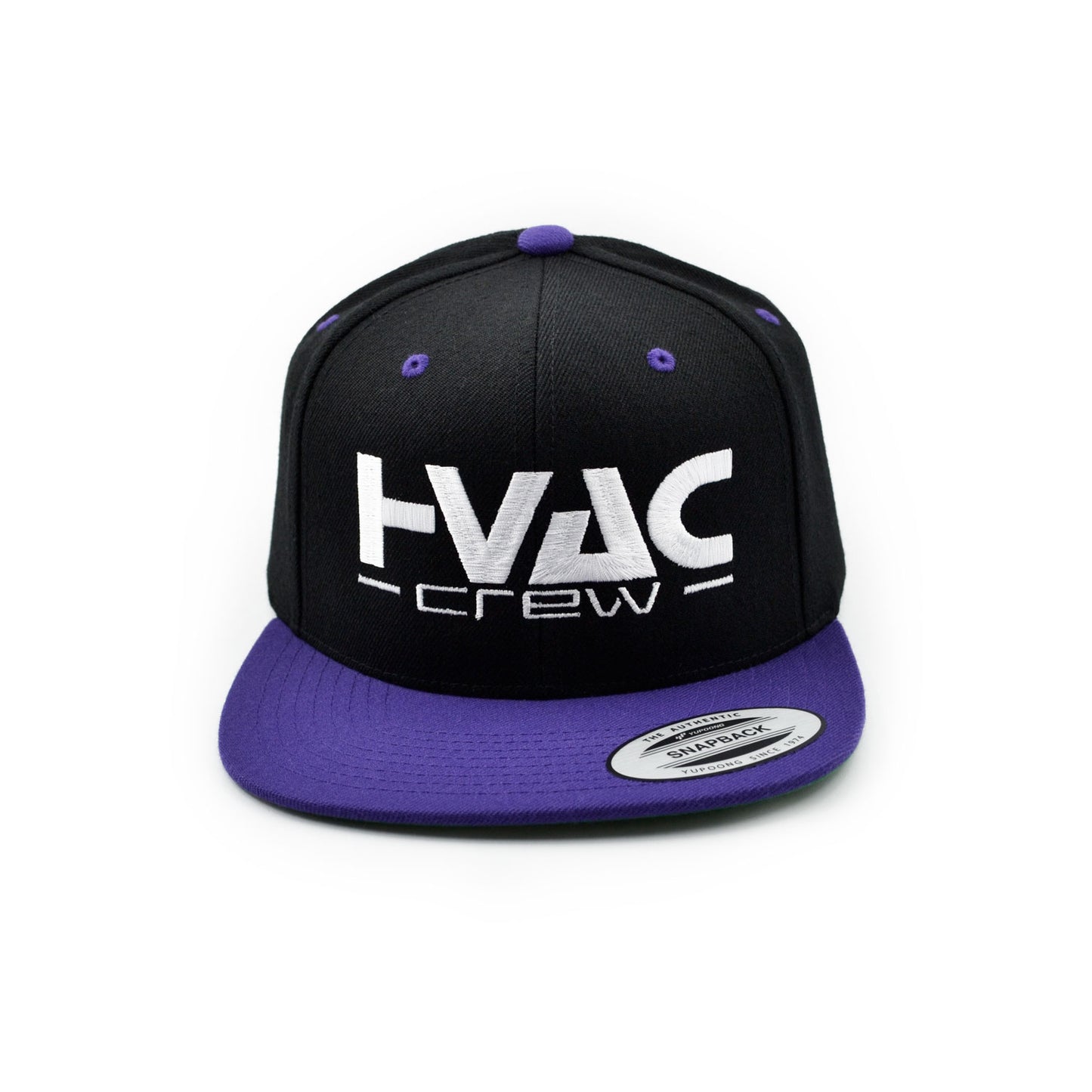 HVAC CREW Purple Snapback