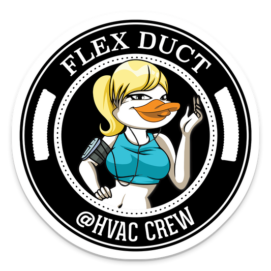 FLEX DUCT "GIRL" Sticker