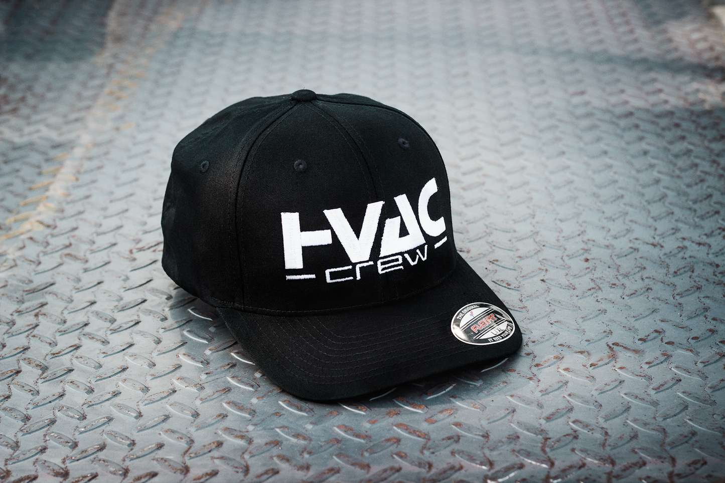 HVAC CREW Black Flexfit