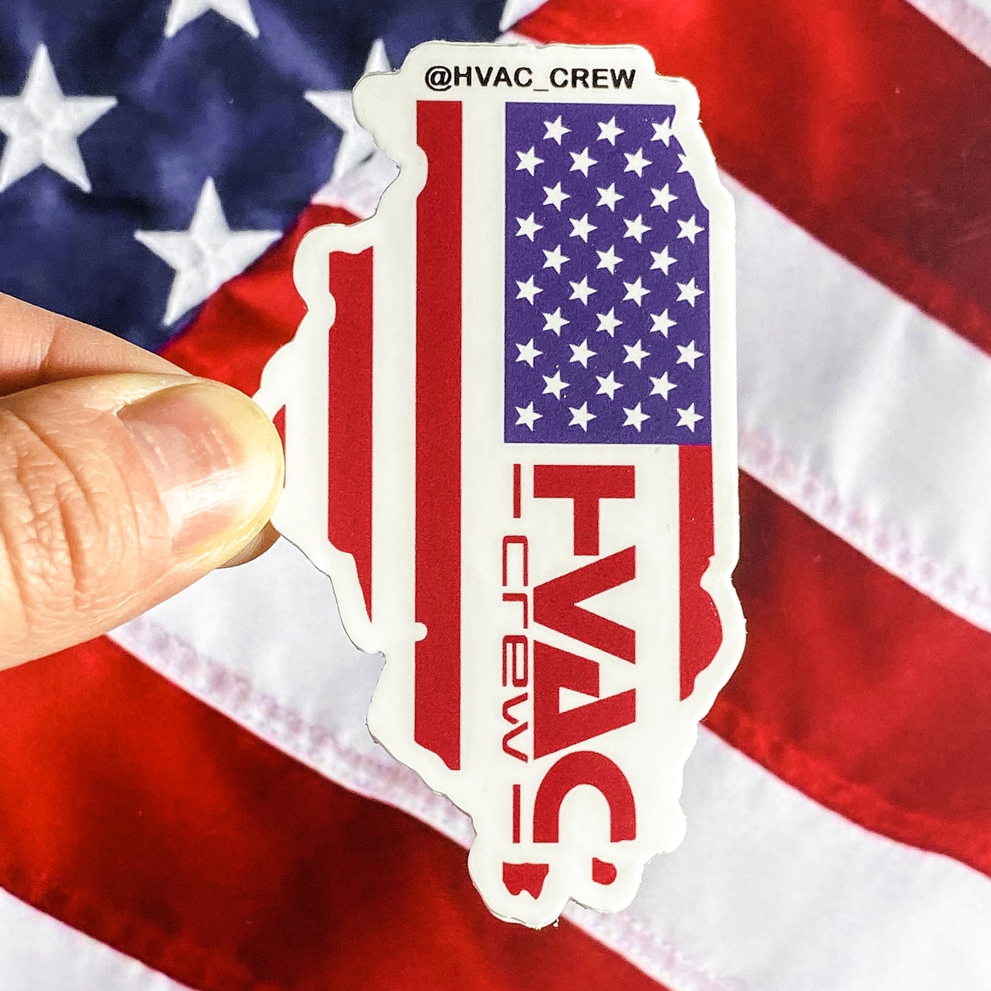 Illinois State Hvac Crew Sticker