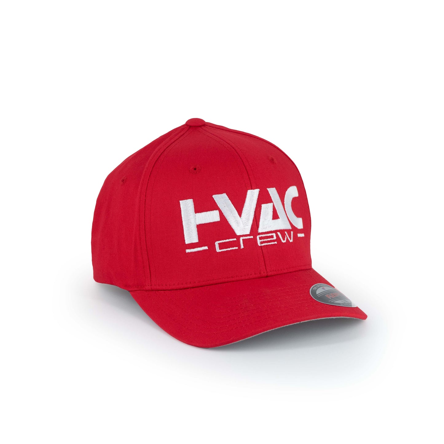 HVAC CREW RED FLEXFIT